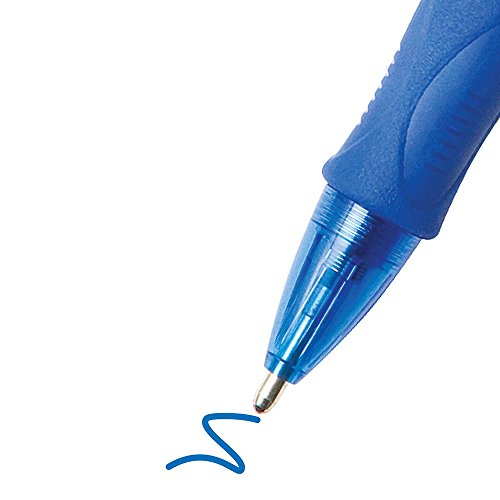 Bold Retractable Ball Pen, Bold Point (1.6mm), Blue, Comfortable Grip , 36-Count