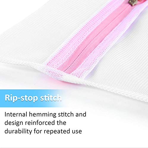 7Pcs Mesh Laundry Bags for Delicates with Premium Zipper, Storage Bag