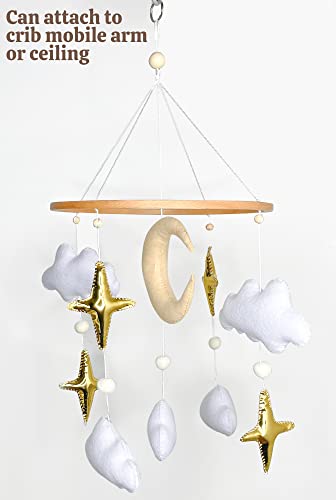 Baby Mobile for Crib - Modern Boho Baby Mobile - Nursery Mobile for Girl or Boy