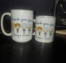 Thank You for Being a Friend Stay Golden Coffee Mug Thank You Besties Friend Girls Friends