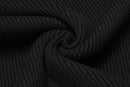 COOFANDY Mens Ribbed Slim Fit Knitted Pullover Turtleneck Sweater (Small, Black)