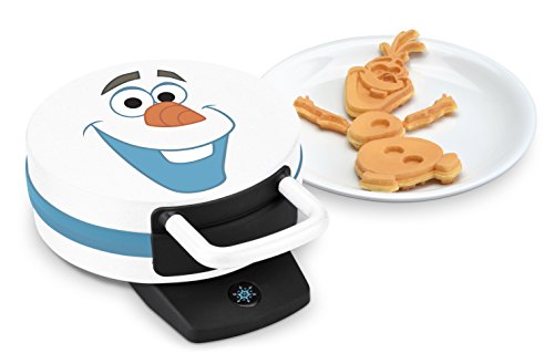 Disney Olaf Waffle Maker, 12"x5"x9", White