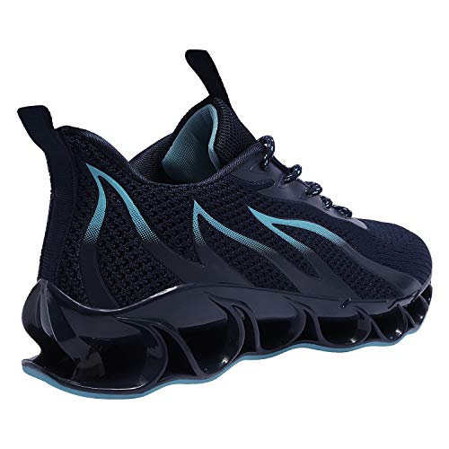 Men Running Shoes Casual Best Slip Walking Training Workout Sneakers, Dark Blue