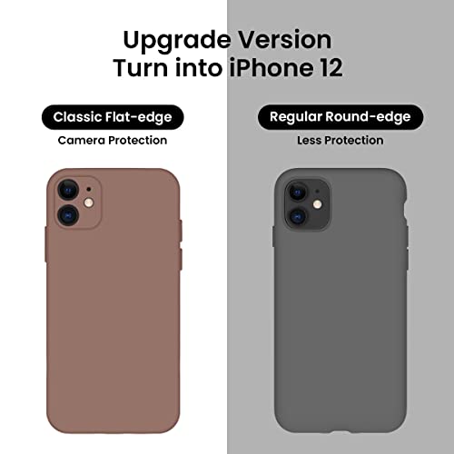 iPhone 11 Case, Silicone [Square Edges] & [Camera Protecion] Upgraded Phone Case