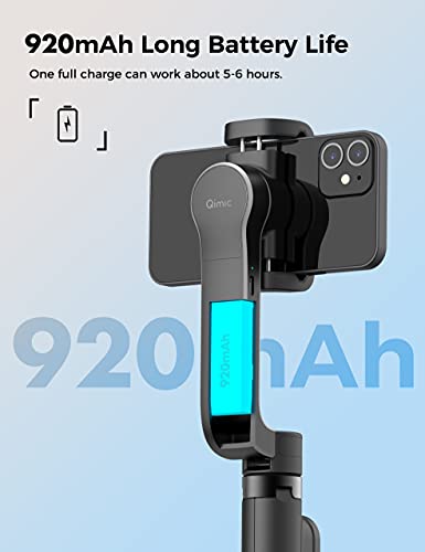 Gimbal Stabilizer for Smartphone Selfie Stick Tripod with Remote, Phone Tripod Stand