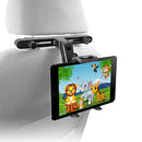 Car Headrest Tablet Holder, Adjustable iPad Car Mount for Kids in Backseat, Black