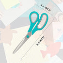 Scissors All Purpose,8.5" Multipurpose Scissors Bulk 3-Pack,Stainless Steel Sharp Scissors