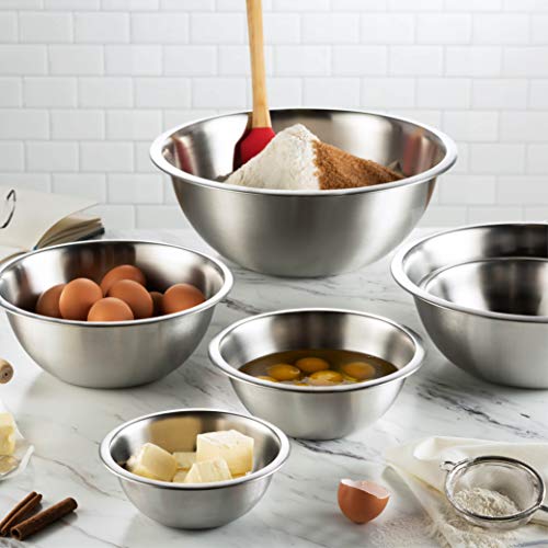 Stainless Steel Mixing Bowls (Set of 6) Stainless Steel Mixing Bowl Set