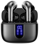 Bluetooth Headphones True Wireless Earbuds 60H Playback LED Power Display Earphones