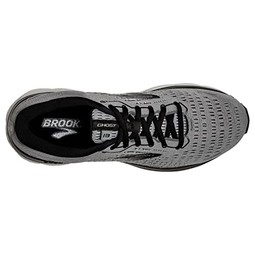 Brooks Men's Ghost 13, Primer Grey/Pearl/Black, 10.5 Medium