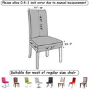 Chair Covers for Dining Room Set of 4 -Dining Room Chair Covers 4 Pack (Set of 4, Gray)