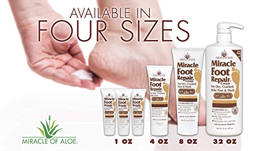 Foot Repair Cream | 60% Pure Aloe Vera Gel | Fast Relief for Dry, Cracked, Itchy Feet