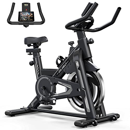 Exercise Bike - Stationary Indoor Cycling Bike for Home Gym with Tablet Holder