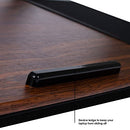 Home Office Lap Desk with Device Ledge, Mouse Pad, and Phone Holder