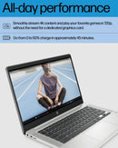 HP Chromebook 14 Laptop, Intel Celeron N4120, 4 GB RAM, 64 GB eMMC, 14" HD Display,