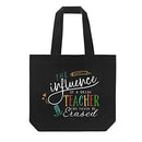 Best Teacher Gifts Funny Teacher Christmas Gifts Bag Black with interior Pocket