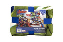 Marvel Avengers Blue Circle Fleece Plush Blanket, 62 x 90/Twin