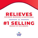 Clear Eyes Redness Eye Relief Eye Drops, 0.5 Fl Oz, Pack of 3