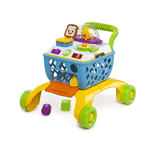 4-in-1 Shop ‘n Cook Walker Shopping Cart Push Toy, Ages 6 months +