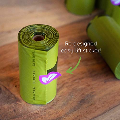 Dog Poop Bags, Guaranteed Leak Proof and Extra Thick Waste Bag Refill Rolls