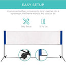 Best Choice Products 12.5ft Portable Freestanding Indoor/Outdoor Net for Beach