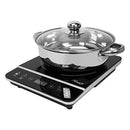 Induction Cooker 1800 Watt, Induction Cooktop, Electric Burner with Stainless Steel Pot