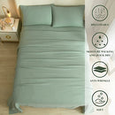 Full Size Sheet Sets Sage Green - 4 Piece Bed Sheets and Pillowcase Set for Full Bed