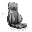 Comfier Neck and Back Massager with Heat- Shiatsu Massage Chair Pad Portable