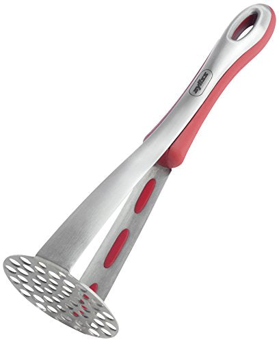 Potato Masher, Stainless Steel (E980044U), Red and Silver