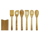 Bamboo Cooking Utensil Set, 12 Inch, Natural