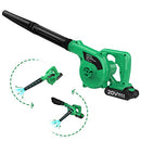Cordless Leaf Blower - 20V 2.0 Ah Lithium Battery 2in1 Sweeper / Vacuum