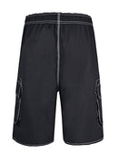 Nonwe Men's Summer Cargo Swim Trunk Board Shorts with Mesh Lining