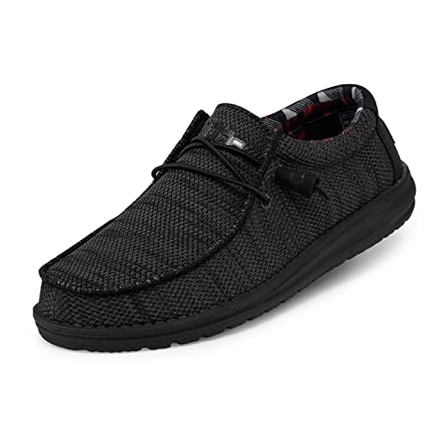 Men's Wally Sox Jet Black Size 11 | Men’s Shoes | Men's Lace Up Loafers