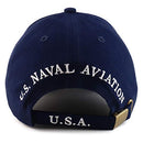 US Navy Top Gun Military Aviation Embroidered Adjustable Baseball Cap - Navy