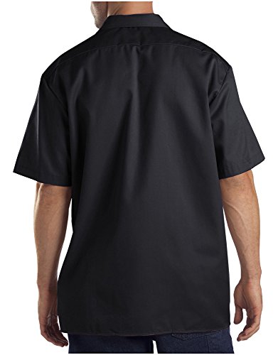 Men's Short-Sleeve Work Shirt, Charcoal, 2X-Large