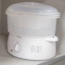 Rosewill BPA-free, 9.5-Quart (9L), 3-Tier Stackable Baskets Electric Steamer with Timer Food, 2.20"x9.25"x15.63"
