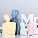 Family of 4 Figurines- Modern Abstract Figure Home Art Decon Sculpture Decor