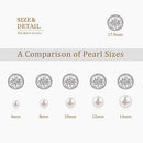 Round Imitation Pearl Necklace Wedding Pearl Necklace for Brides (Diameter of Pearl 8mm)