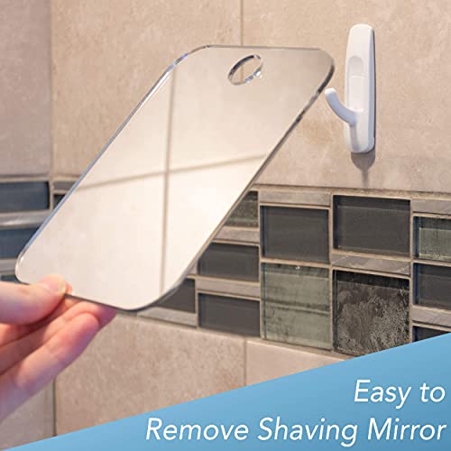 Anti-Fog Shower Mirror - Fogless Bathroom Shaving Mirror - for Men and Women