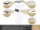Airtight Food Storage Container Set - 24 Piece, Kitchen & Pantry Organization