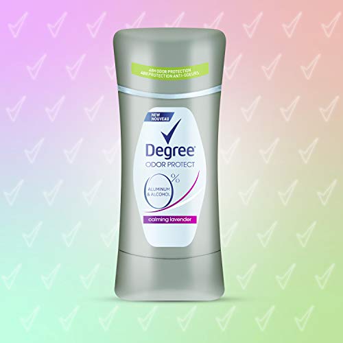 Degree 0% Aluminum Free Deodorant 48H Odor Protection Calming Lavender Deodorant