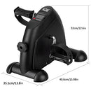 Mini Exercise Bike, Under Desk Bike Pedal Exerciser Foot Cycle Arm & Leg Peddler Exerciser Machine