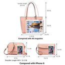 Handbags for Women Tote Bags Shoulder Bag Top Handle Satchel Sets