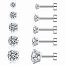 Hypoallergenic Stud Earrings for Women Men Girls Statement Cartilage Fashion Surgical