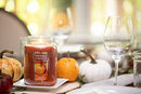 Candle Spiced Pumpkin Scented, Classic 22oz Large Jar Single Wick Candle