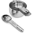 Hudson Essentials Stainless Steel Measuring Cups and Spoons Set (11 Piece Set)