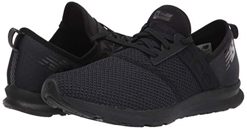 New Balance Women's FuelCore Nergize V1 Sneaker, Black/Magnet, 8