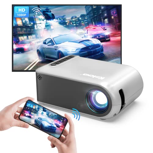 Portable WiFi Projector 1080P Supported, Kolexa Mini Projector for iPhone