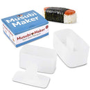 2 Pack Musubi Maker Press - BPA Free, Non-Stick & Non-Toxic Sushi Making Kit -