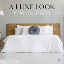 King Size Bed Sheets Set -6 Piece Bedding Sheet & Pillowcases Sets White